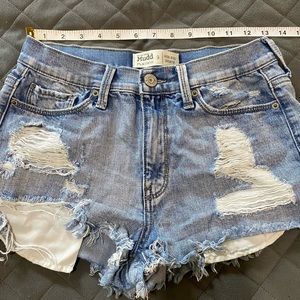 Mudd Juniors High Rise Shortie Shorts